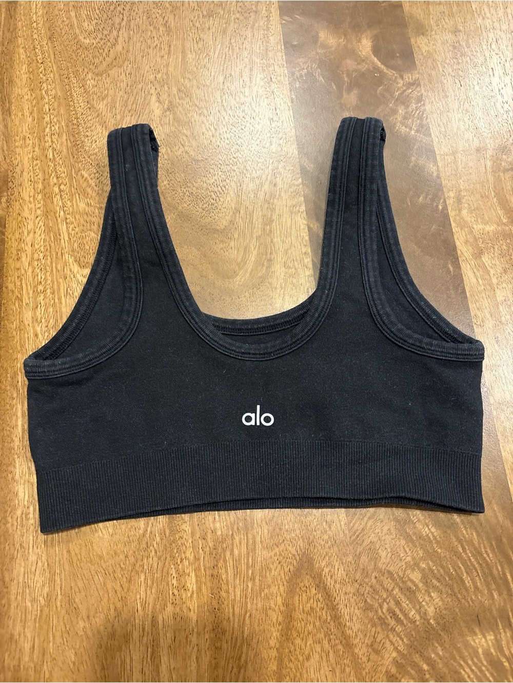 Alo Black Seamless Sports Bra